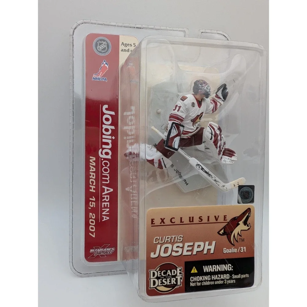 Auto Puck Curtis Joseph  Coyotes McFarlane Decade in the Desert  3